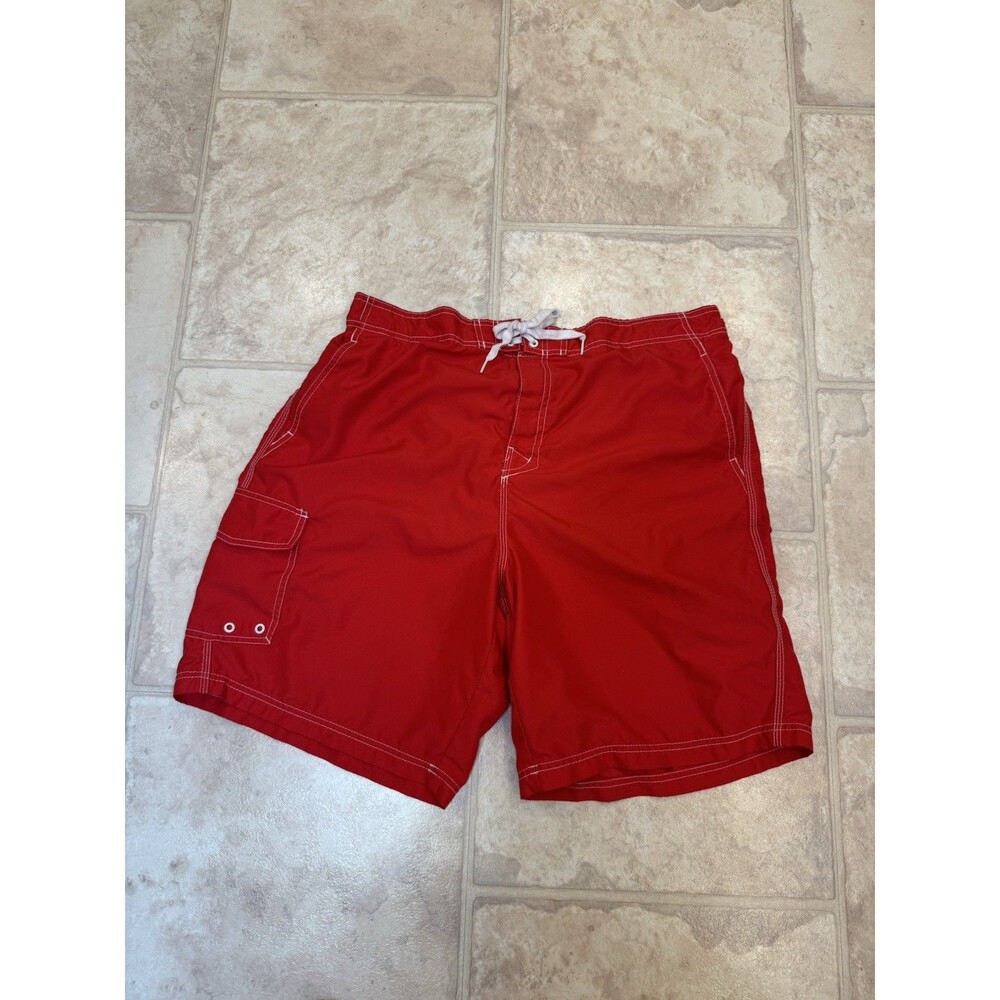 Route 66 Men’s Red Swim Trunks / Board Shorts – Size 2XL